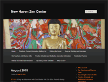 Tablet Screenshot of newhavenzen.org